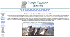 Desktop Screenshot of marcymtnmastiffs.com